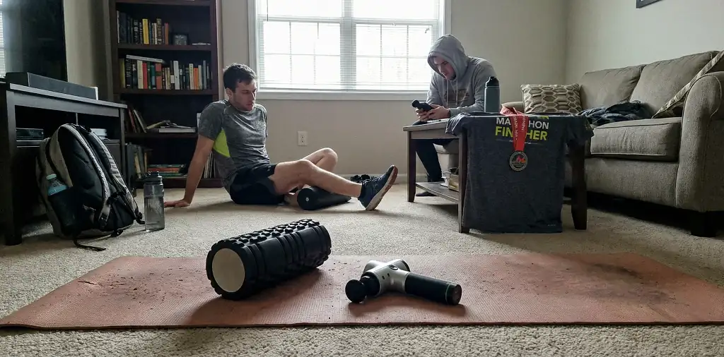 Foam roller vs massage gun for post marathon recovery